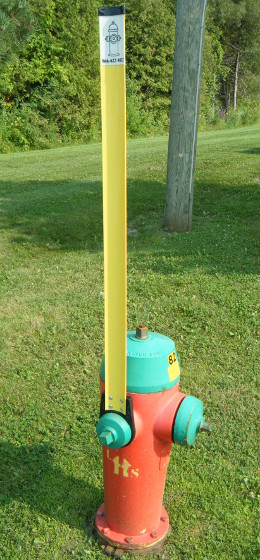 The Pretzel Hydrant Marker