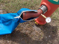 The Pretzel Hydrant Marker